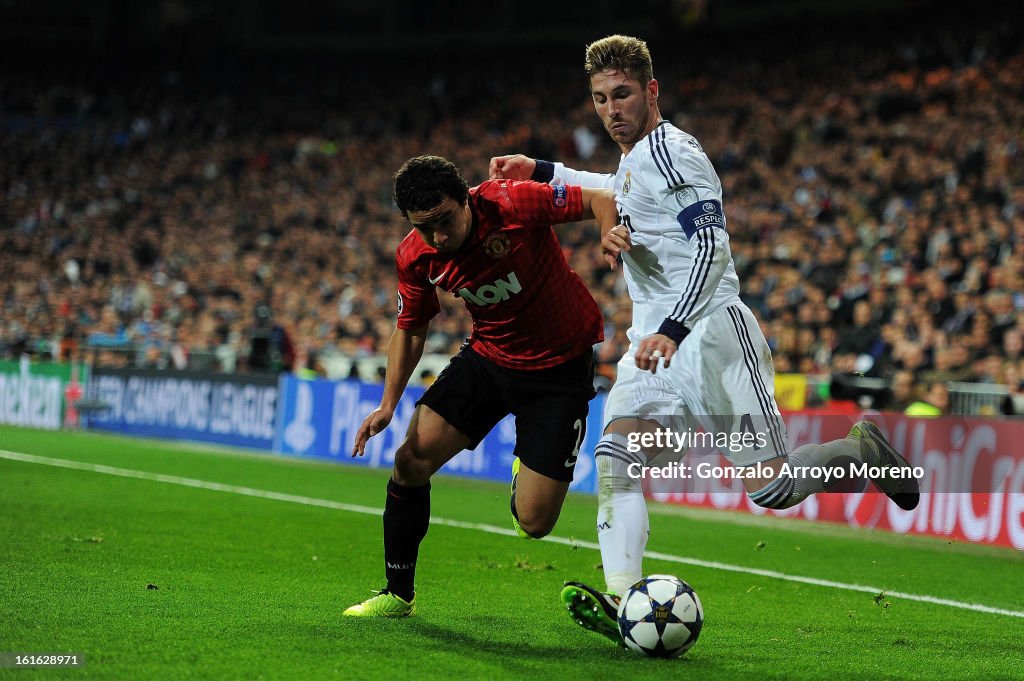 Real Madrid v Manchester United - UEFA Champions League Round of 16