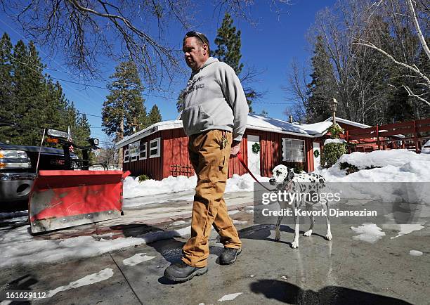 Richard Heltebrake, who works as a ranger for the Boy Scouts of America camp, speaks about his ordeal when multiple murder suspect and former Los...