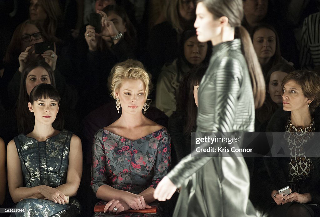 J. Mendel - Front Row & Backstage - Fall 2013 Mercedes-Benz Fashion Week