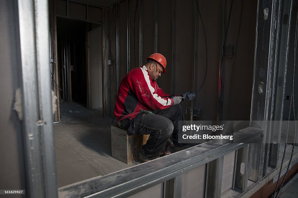 Production Line At Capsys Corp. Building Modular Housing Units