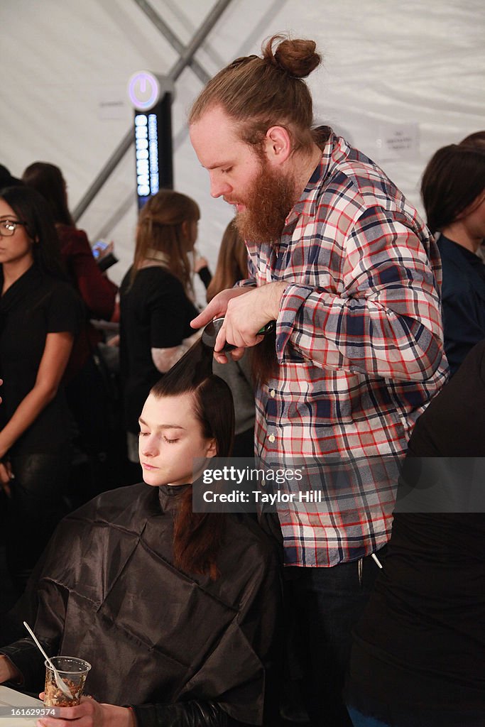 Nanette Lepore - Front Row And Back Stage - Fall 2013 Mercedes-Benz Fashion Week