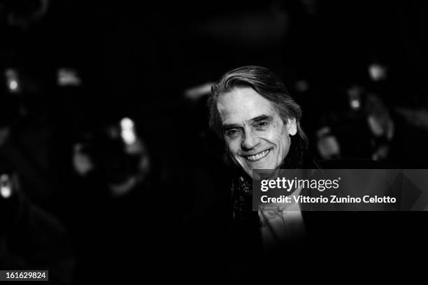 Actor Jeremy Irons during the 63rd Berlinale International Film Festival at Berlinale Palast on February 12, 2013 in Berlin, Germany.