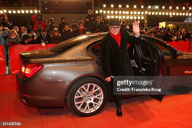 Dieter Kosslick attends the 'Night Train To Lisbon' Premiere - BMW at the 63rd Berlinale International Film Festival at Berlinale Palast on February...