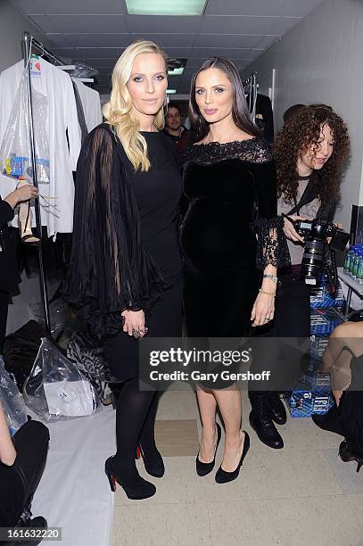 Co-founders of Marchesa, Keren Craig and Georgina Chapman attend Marchesa during Fall 2013 Mercedes-Benz Fashion Week at New York Public Library -...