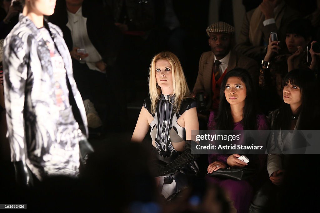 Falguni & Shane Peacock - Front Row - Fall 2013 Mercedes-Benz Fashion Week