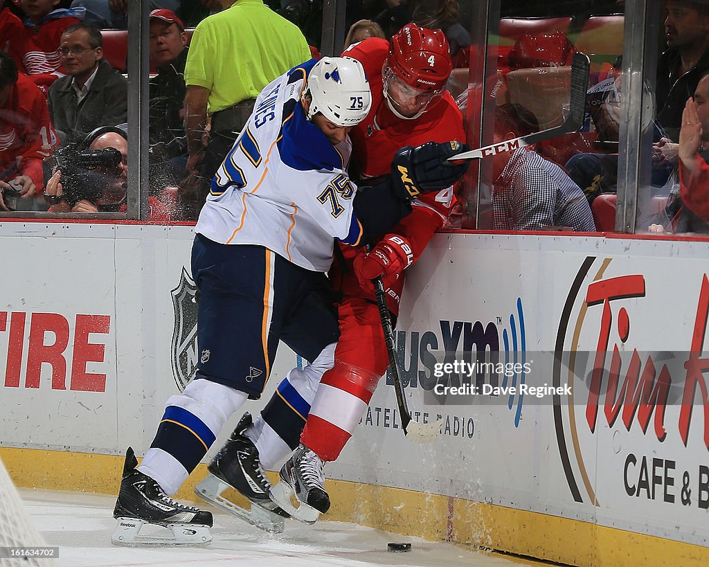 St Louis Blues v Detroit Red Wings