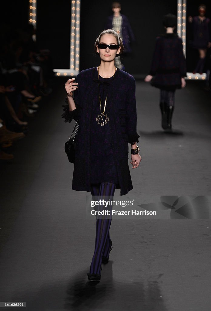 Anna Sui - Runway - Fall 2013 Mercedes-Benz Fashion Week