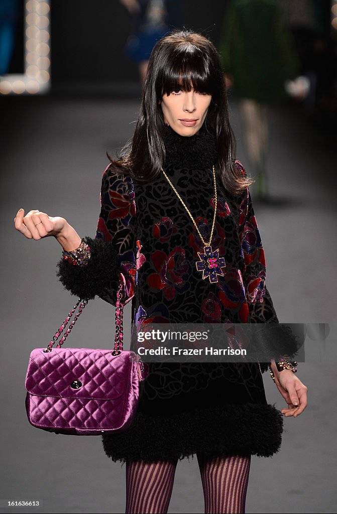 Anna Sui - Runway - Fall 2013 Mercedes-Benz Fashion Week