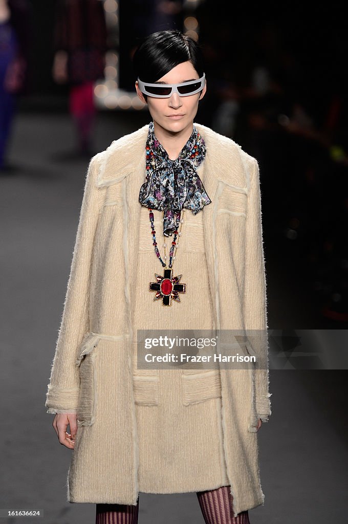 Anna Sui - Runway - Fall 2013 Mercedes-Benz Fashion Week