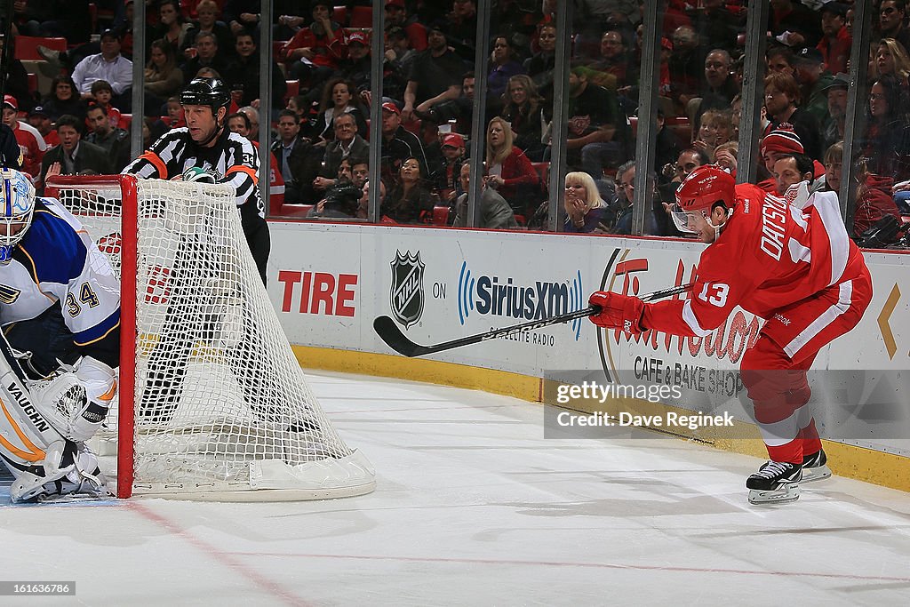 St Louis Blues v Detroit Red Wings