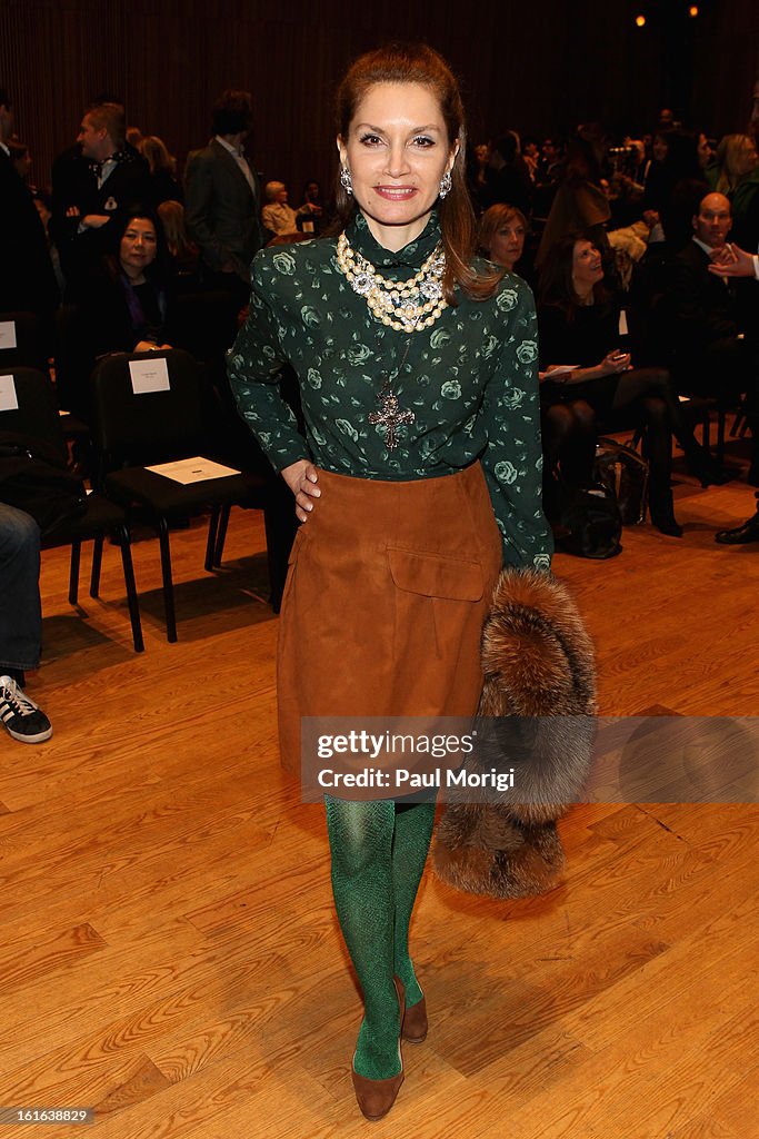 Douglas Hannant Fall 2013 Collection - Fashion Show - Front Row