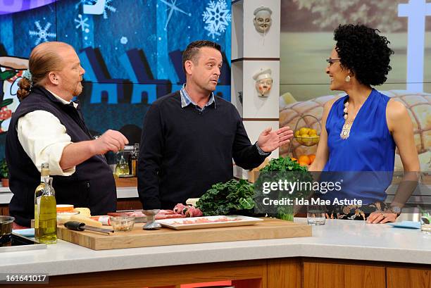 On Potluck Party day, funny man Lenny Venito aides co-host Mario Batali who whips up an out of this world potluck classic. "The Chew" airs MONDAY -...