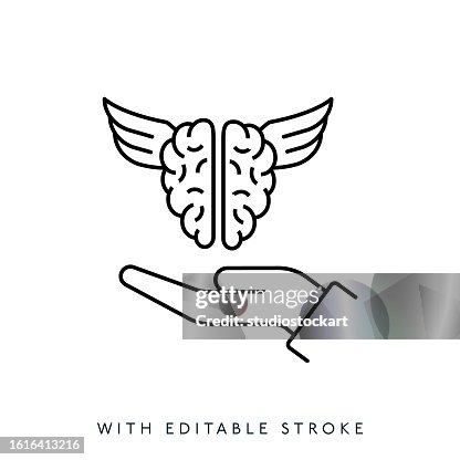 Artificial Intelligence technology line icon. Editable stroke Artificial Intelligence technology line icon. Editable stroke