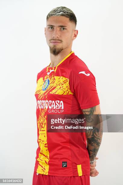 Getafe CF's Jose Angel Carmona during official photo session. July 18, 2023 at Coliseum Alfonso Perez in Getafe, Spain.