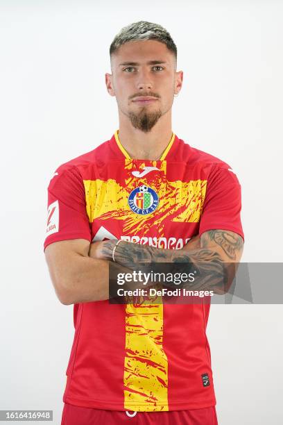 Getafe CF's Jose Angel Carmona during official photo session. July 18, 2023 at Coliseum Alfonso Perez in Getafe, Spain.