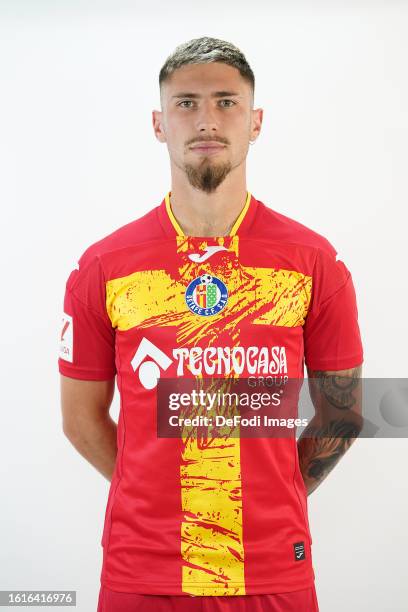 Getafe CF's Jose Angel Carmona during official photo session. July 18, 2023 at Coliseum Alfonso Perez in Getafe, Spain.