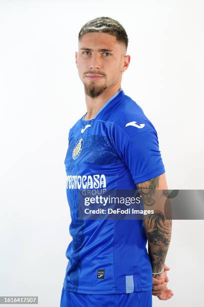 Getafe CF's Jose Angel Carmona during official photo session. July 18, 2023 at Coliseum Alfonso Perez in Getafe, Spain.