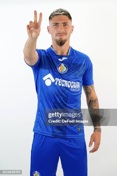 Getafe CF's Jose Angel Carmona during official photo session. July 18, 2023 at Coliseum Alfonso Perez in Getafe, Spain.