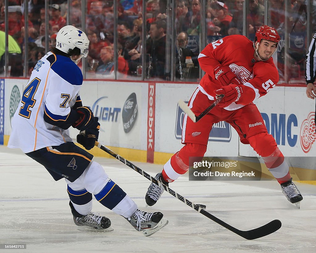 St Louis Blues v Detroit Red Wings