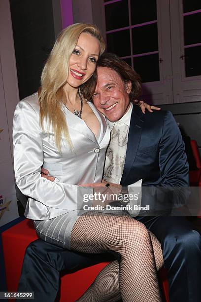 Juergen and Ramona Drews attend 'Mein Star des Jahres 2013' Awards in the Kehrwieder Theatre on February 13, 2013 in Hamburg, Germany.