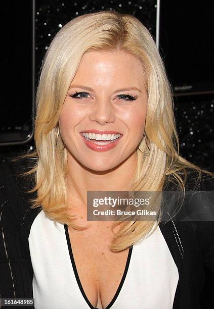 Megan Hilty attends The "Bombshell: The New Marilyn Musical from Smash Cast Recording" CD signing at NBC Experience Store on February 13, 2013 in New...