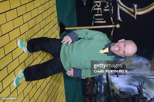 Actor Steve Lee arrives for the world premiere of "Oz The Great and Powerful" at El Capitan Theatre in Hollywood, California February 13, 2013. AFP...