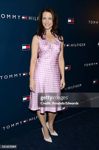 Actress Kristin Davis arrives at the Tommy Hilfiger West Coast Flagship Grand Opening Event at Tommy Hilfiger West Hollywood on February 13, 2013 in...