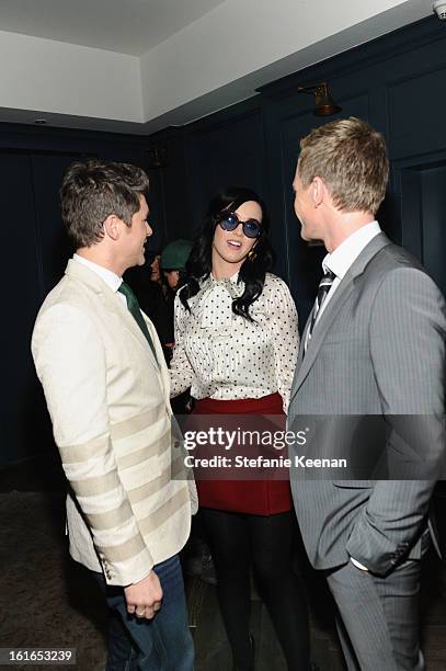 David Burtka, singer Katy Perry and actor Neil Patrick Harris, attend Tommy Hilfiger New West Coast Flagship Opening After Party at a Private Club on...