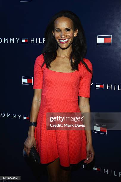 Amanda Lutrell attends Tommy Hilfiger New West Coast Flagship Opening After Party at a Private Club on February 13, 2013 in West Hollywood,...