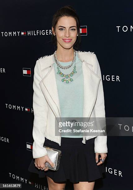 Actress/singer Jessica Lowndes attends Tommy Hilfiger New West Coast Flagship Opening After Party at a Private Club on February 13, 2013 in West...