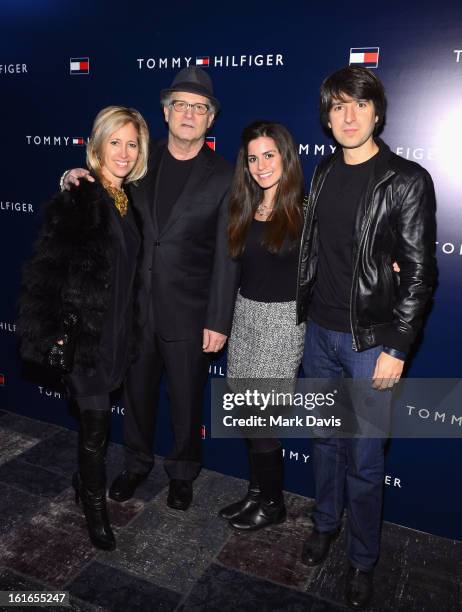 Kimberly Brooks, Albert Brooks, Rachael Beame, and Demetri Martin attend Tommy Hilfiger New West Coast Flagship Opening After Party at a Private Club...