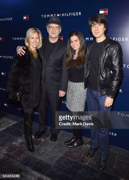 Kimberly Brooks, Albert Brooks, Rachael Beame, and Demetri Martin attend Tommy Hilfiger New West Coast Flagship Opening After Party at a Private Club...