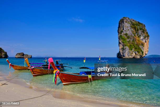 thailand, krabi province, ko poda island - koh poda stock pictures, royalty-free photos & images