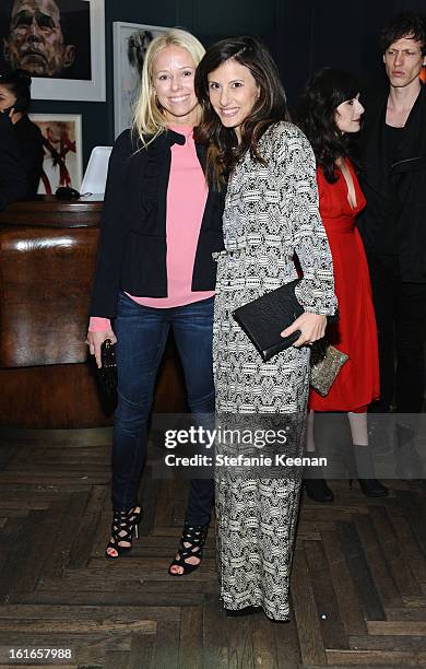 Sharon Rotenberg and Norah Weinstein attends Tommy Hilfiger New West Coast Flagship Opening After Party at a Private Club on February 13, 2013 in...