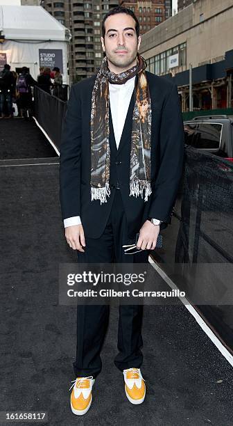 Mohammed Al Turki attends Fall 2013 Mercedes-Benz Fashion Show at The Theater at Lincoln Center on February 13, 2013 in New York City.