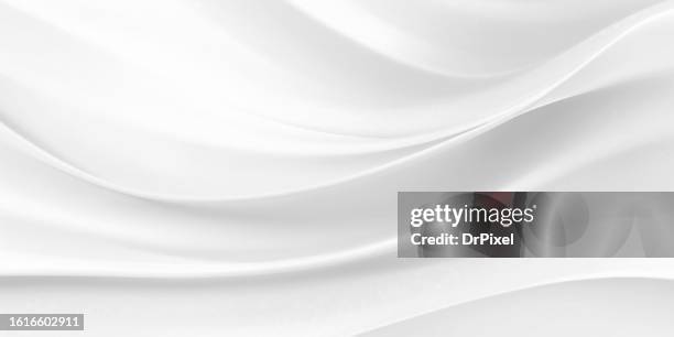 abstract white waves background - silver texture smooth stock pictures, royalty-free photos & images