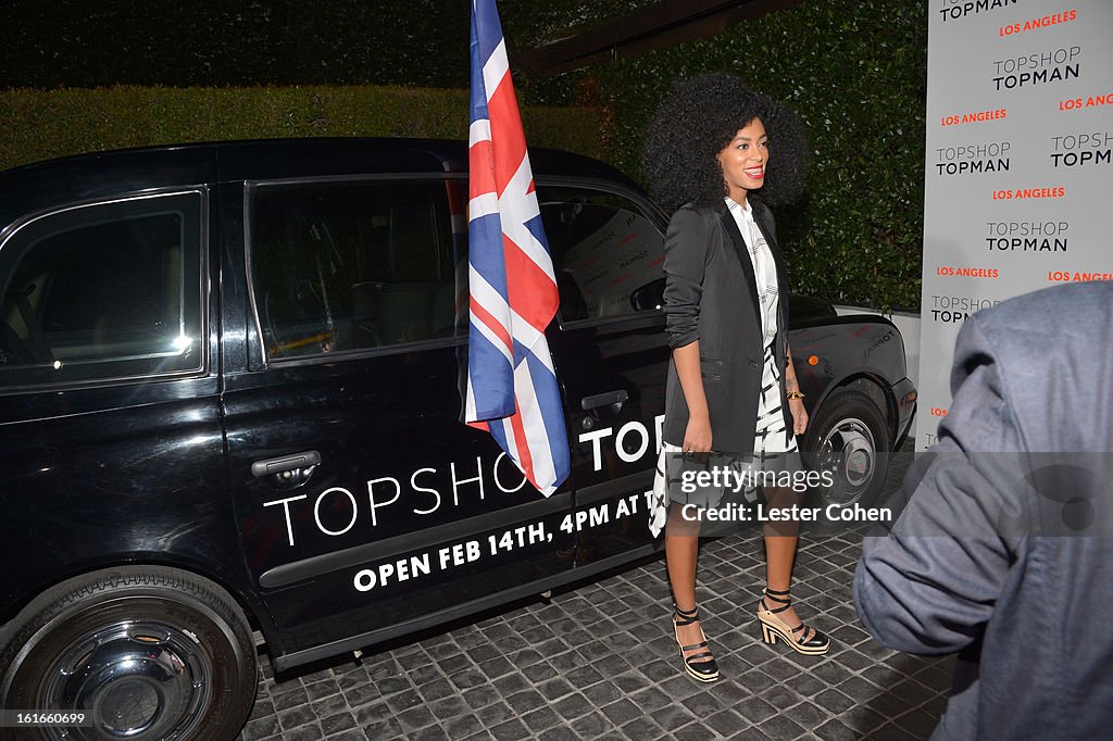 Topshop Topman LA Opening Party - Red Carpet