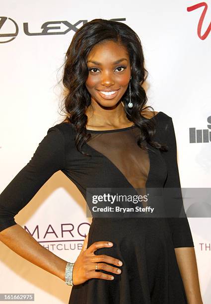 Sports Illustrated swimsuit model Adaora attends SI Swimsuit on Location at the Marquee Nightclub at The Cosmopolitan of Las Vegas on February 13,...