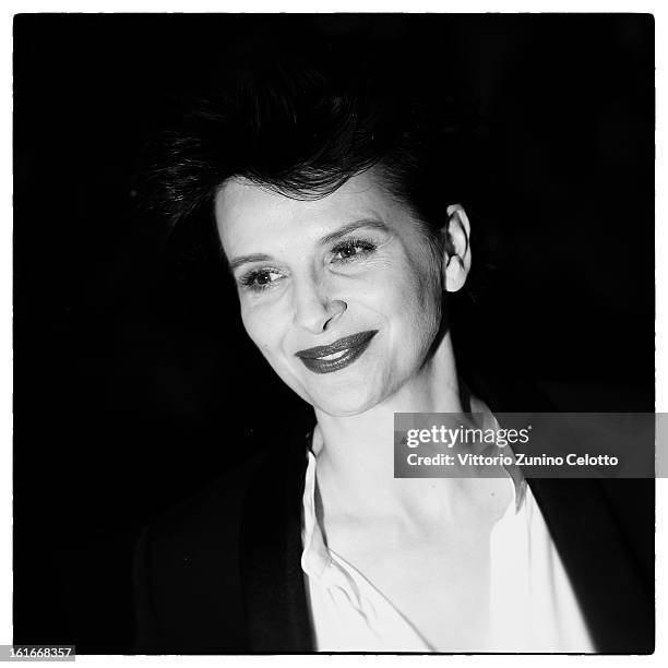 Actress Juliette Binoche during the 63rd Berlinale International Film Festival at Berlinale Palast on February 12, 2013 in Berlin, Germany.