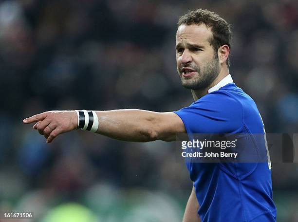 Frederic Michalak of France in action during the 6 Nations match between France and Wales at the Stade de France on February 9, 2013 in Paris, France.