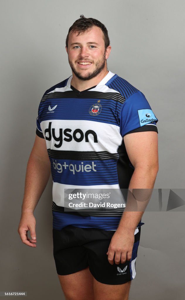 Arthur Thomas Rugby Arthur Cordwell of Bath Rugby poses for a portrait during the squad ...