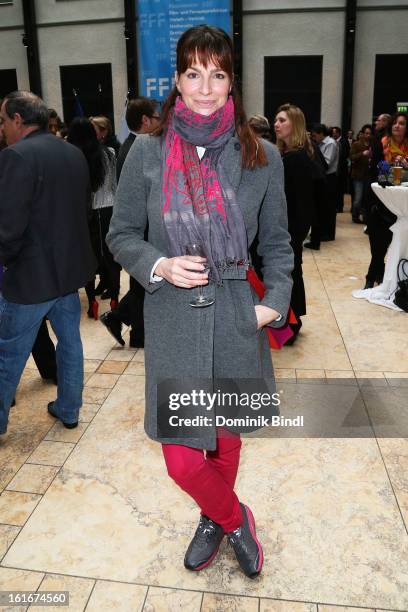 Alexandra Kamp attends Bavarian Representative Berlinale Reception at Bavarian Representation on February 14, 2013 in Berlin, Germany.