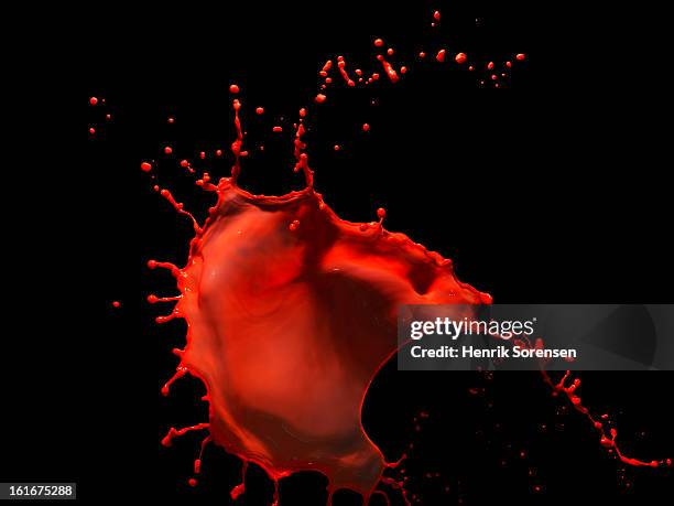 splash - red paint splash stock pictures, royalty-free photos & images