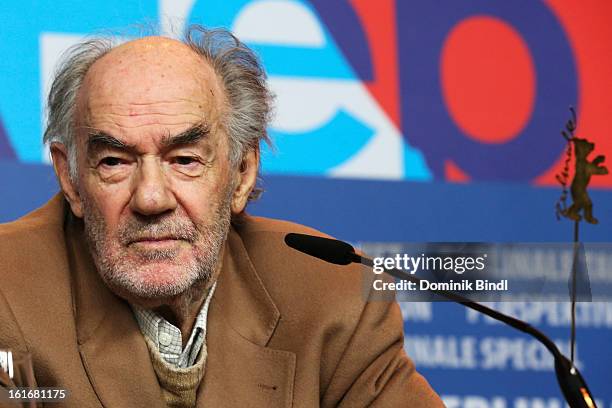 Director George Sluizer attends the 'Dark Blood' Press Conference during the 63rd Berlinale International Film Festival at the Grand Hyatt Hotel on...