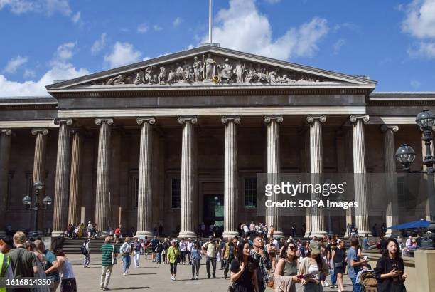 General view of the British Museum. Reports claim that nearly 2000 artefacts worth millions of pounds have been stolen from the museum.