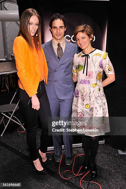 Model Coco Rocha, designer Zac Posen and Glamour editor-in-chief Cindi Leive attend The Decoded Fashion Forum & Hackathon Finale Fall 2013 fashion...