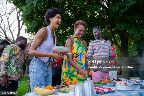 juneteenth bbq - geschiedenis van de afro amerikanen stockfoto's en -beelden