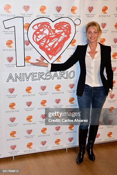Spanish actress Belen Rueda attends the "Menudos Corazones" Foundation charity dinner at the Macoes Club on February 14, 2013 in Madrid, Spain.