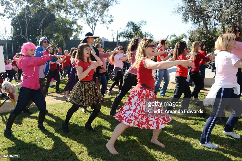 Legendary Actress Jane Fonda Helps Kick-Off One Billion Rising In West Hollywood