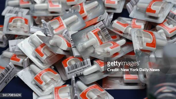 Naloxone, which can be administered as a nasal spray and can quickly reverse an overdose from opioids, including heroin, fentanyl, oxycodone,...